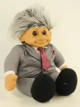 90's Russ Berrie Troll Doll “The Boss” – foto 2 – kavel bij De Kringwinkel, Antwerpen