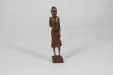 Houten Afrikaans beeldje – kavel bij De Kringwinkel, Brecht
