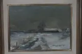 Olieverfschilderij: Klassiek winterlandschap – foto 2 – kavel bij De Kringwinkel, Brecht
