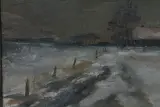 Olieverfschilderij: Klassiek winterlandschap – foto 4 – kavel bij De Kringwinkel, Brecht
