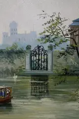 Schilderij: Romantisch Rivierlandschap – foto 4 – kavel bij De Kringwinkel, Brecht