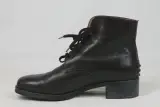Klassieke zwarte leren veterlaarzen - TOD'S - Maat 38 – foto 6 – kavel bij De Kringwinkel, Brecht