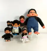 Verzameling van 7 vintage Monchhichi-poppen van Sekiguchi – foto 8 – kavel bij De Kringwinkel, Turnhout