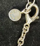 Zilveren ketting met parel en hanger – foto 4 – kavel bij De Kringwinkel, Turnhout