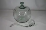 Vintage glazen punchbowl – foto 2 – kavel bij De Kringwinkel, Brecht