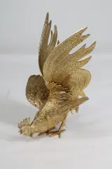 2 Vintage Decoratieve metalen vogelbeelden – foto 6 – kavel bij De Kringwinkel, Brecht