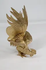 2 Vintage Decoratieve metalen vogelbeelden – foto 7 – kavel bij De Kringwinkel, Brecht