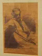 Gesigneerde litho portret van een man - genummerd 252/300 - Julien Van De Veegaete – foto 5 – kavel bij De Kringwinkel, Antwerpen