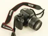 Canon EOS 450D digitale spiegelreflexcamera met lens, batterij oplader en kipling camera tas – foto 3 – kavel bij De Kringwinkel, Antwerpen