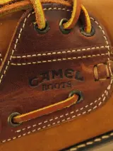 Camel boots - lederen veterschoenen in cognacbruin - nieuw - maat 42 – foto 8 – kavel bij De Kringwinkel, Antwerpen