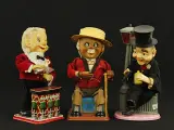 Set van 3 Vintage blikken figuren: Bartender, McGregor & Charlie (Rosko/Nomura) – foto 2 – kavel bij De Kringwinkel, Antwerpen