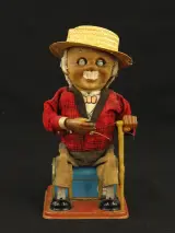 Set van 3 Vintage blikken figuren: Bartender, McGregor & Charlie (Rosko/Nomura) – foto 9 – kavel bij De Kringwinkel, Antwerpen
