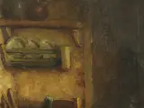 Albert Demoen (1916–1992) - Rustiek interieur met open haard – foto 4 – kavel bij De Kringwinkel, Antwerpen
