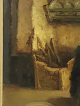 Albert Demoen (1916–1992) - Rustiek interieur met open haard – foto 5 – kavel bij De Kringwinkel, Antwerpen