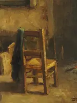 Albert Demoen (1916–1992) - Rustiek interieur met open haard – foto 6 – kavel bij De Kringwinkel, Antwerpen