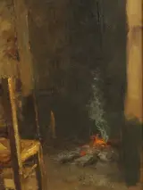 Albert Demoen (1916–1992) - Rustiek interieur met open haard – foto 7 – kavel bij De Kringwinkel, Antwerpen