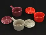 Set van 6 kleine keramische pannetjes met deksel van LBP Magnet – foto 6 – kavel bij De Kringwinkel, Antwerpen