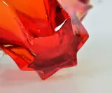 Rood-oranje glazen schaal in Murano-stijl – foto 5 – kavel bij De Kringwinkel, Turnhout