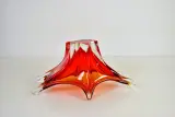 Rood-oranje glazen schaal in Murano-stijl – foto 7 – kavel bij De Kringwinkel, Turnhout