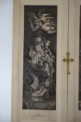 Religieus oratorium-drieluik met pauselijk portret – foto 5 – kavel bij De Kringwinkel, Izegem