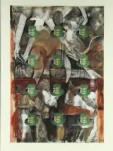 Collage – Mathieu van Gogh (1997) – foto 2 – kavel bij De Kringwinkel, Antwerpen