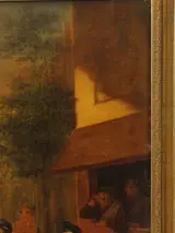 19e-eeuws genreschilderij – Olieverf op doek, niet gesigneerd – foto 5 – kavel bij De Kringwinkel, Antwerpen