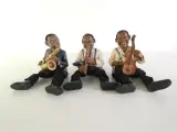 Set van 5 decoratieve jazzmuzikanten beeldjes – foto 2 – kavel bij De Kringwinkel, Heverlee