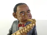 Set van 5 decoratieve jazzmuzikanten beeldjes – foto 5 – kavel bij De Kringwinkel, Heverlee