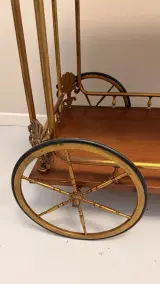 Serveerwagen/drankkar in Vintage Hollywood Regency stijl – foto 3 – kavel bij De Kringwinkel, Dendermonde