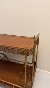Serveerwagen/drankkar in Vintage Hollywood Regency stijl – foto 6 – kavel bij De Kringwinkel, Dendermonde