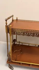 Serveerwagen/drankkar in Vintage Hollywood Regency stijl – foto 10 – kavel bij De Kringwinkel, Dendermonde