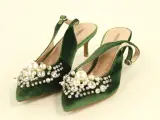 Essentiel Antwerp fluwelen pumps met parels & strass - EU 39 – kavel bij De Kringwinkel, Antwerpen
