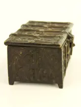 Set van 4 zware bronzen verzamelobjecten – Gotisch & Renaissance stijl – foto 9 – kavel bij De Kringwinkel, Antwerpen