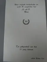 Genummerde ets Jubileum K.A.V. Diest 75 jaar – foto 2 – kavel bij De Kringwinkel, Diest