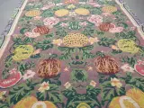 Vintage Indiase jacquarddeken met fruitmotief – foto 5 – kavel bij De Kringwinkel, Heverlee