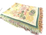 Vintage Indiase jacquarddeken met fruitmotief – foto 7 – kavel bij De Kringwinkel, Heverlee
