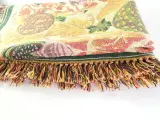 Vintage Indiase jacquarddeken met fruitmotief – foto 10 – kavel bij De Kringwinkel, Heverlee