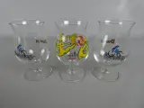 3 Duvel glazen Fietseling en 6 hop devils – kavel bij De Kringwinkel, Diest