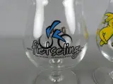 3 Duvel glazen Fietseling en 6 hop devils – foto 2 – kavel bij De Kringwinkel, Diest