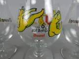 3 Duvel glazen Fietseling en 6 hop devils – foto 3 – kavel bij De Kringwinkel, Diest