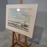 Aquarel, Maya Wildevuur, De kust, 1996 – foto 4 – kavel bij Onlineveilingmeester, Groningen