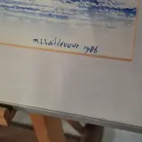 Aquarel, Maya Wildevuur, Zeezicht, 1986 – foto 5 – kavel bij Onlineveilingmeester, Groningen