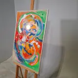 Gouache, Maya Wildevuur, Compositie, 1988 – foto 4 – kavel bij Onlineveilingmeester, Groningen