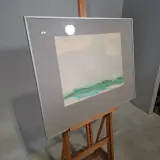Aquarel, Maya Wildevuur, Het wad, 1987 – foto 3 – kavel bij Onlineveilingmeester, Groningen