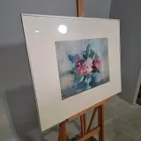 Aquarel, Maya Wildevuur, Rodondendrons op moederdag, 1990 – foto 3 – kavel bij Onlineveilingmeester, Groningen