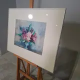 Aquarel, Maya Wildevuur, Rodondendrons op moederdag, 1990 – foto 4 – kavel bij Onlineveilingmeester, Groningen