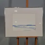 Aquarel, Maya Wildevuur, Het wad, 1989 – foto 2 – kavel bij Onlineveilingmeester, Groningen