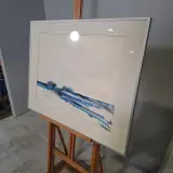 Aquarel, Maya Wildevuur, Het wad, 1986 – foto 4 – kavel bij Onlineveilingmeester, Groningen