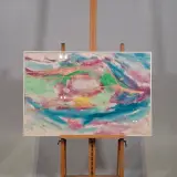 Gouache, Maya Wildevuur, Compositie, 1988 – foto 2 – kavel bij Onlineveilingmeester, Groningen
