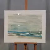 Aquarel, Maya Wildevuur, Het wad 25, 1989 – foto 2 – kavel bij Onlineveilingmeester, Groningen